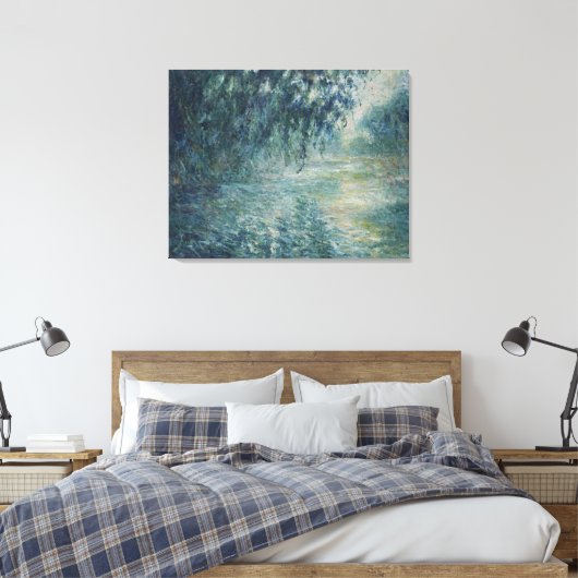 Morgens am Seine Monet Leinwanddruck (Insitu (Schlafzimmer))