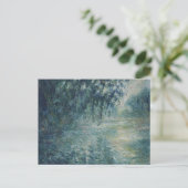 Morgens am Seine Monet Postkarte (Stehend Vorderseite)