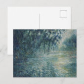 Morgens am Seine Monet Postkarte (Vorne/Hinten)