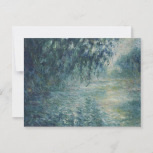 Morgens am Seine Monet Postkarte