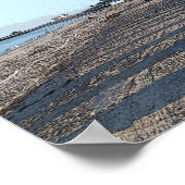 Morgens am Strand 7292 - Clearwater, FL Poster (Ecke)