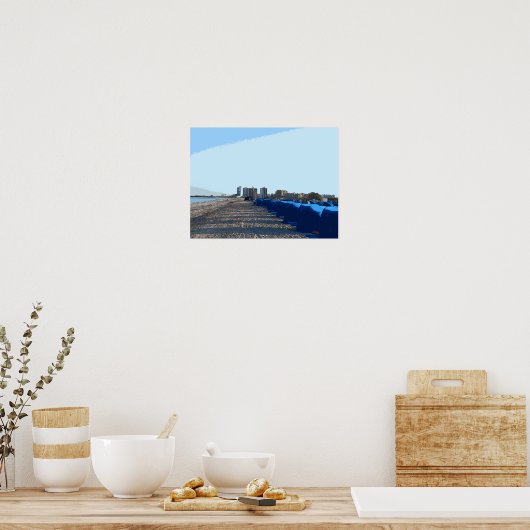 Morgens am Strand 7292 - Clearwater, FL Poster (Küche)