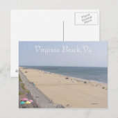 Morgens am Strand Postkarte (Vorne/Hinten)