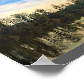 Morgens am Willamette River, Oregon Poster (Ecke)