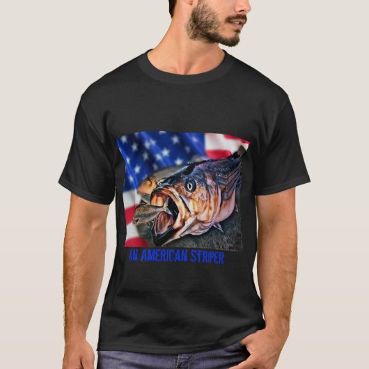Morgens-AmerikanerStriper T-Shirt (Vorderseite)