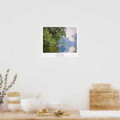 Morgens an der Seine bei Giverny Claude Monet Poster (Küche)