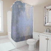 Morgens an der Seine bei Giverny von Claude Monet Duschvorhang (Beispiel)