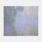 Morgens an der Seine bei Giverny von Claude Monet Fleecedecke (Vorderseite (Horizontal))