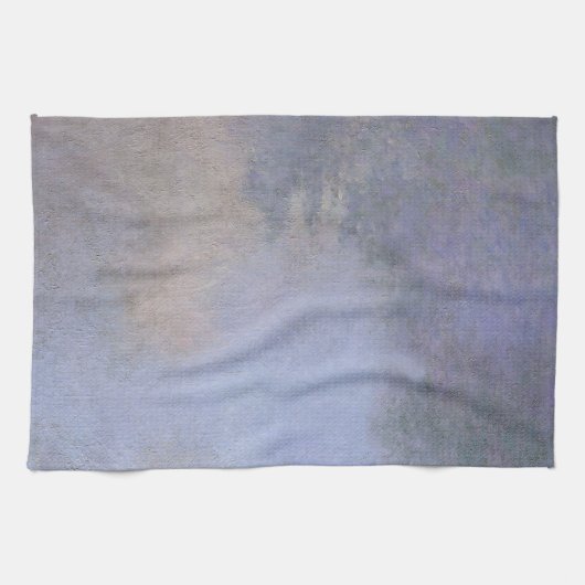 Morgens an der Seine bei Giverny von Claude Monet Geschirrtuch (Horizontal)