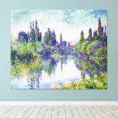 Morgens an der Seine, von Claude Monet Leinwanddruck (Insitu (Holzboden))