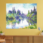 Morgens an der Seine, von Claude Monet Leinwanddruck (Insitu (Wohnzimmer))