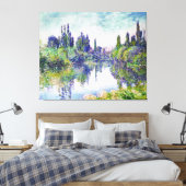 Morgens an der Seine, von Claude Monet Leinwanddruck (Insitu (Schlafzimmer))