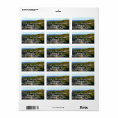 Morgens auf dem Cadillac Mountain at Acadia Adressaufkleber (Vorne)