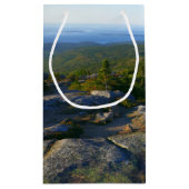 Morgens auf dem Cadillac Mountain at Acadia Kleine Geschenktüte (Rückseite)