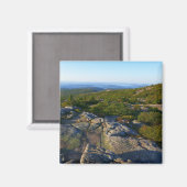 Morgens auf dem Cadillac Mountain at Acadia Magnet (Vorderseite/Rückseite)