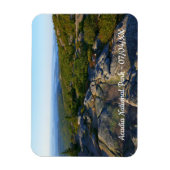 Morgens auf dem Cadillac Mountain at Acadia Magnet (Vertikal)