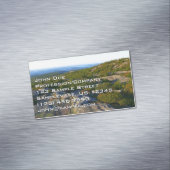 Morgens auf dem Cadillac Mountain at Acadia Magnetische Visitenkarte (Beispiel)