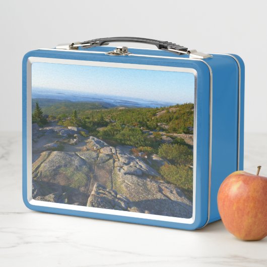 Morgens auf dem Cadillac Mountain at Acadia Metall Brotdose (Beispiel)