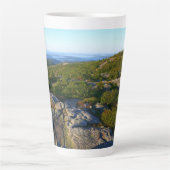 Morgens auf dem Cadillac Mountain at Acadia Milchtasse (Vorderseite)