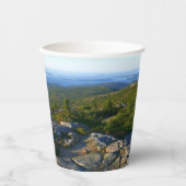 Morgens auf dem Cadillac Mountain at Acadia Pappbecher (Vorderseite)