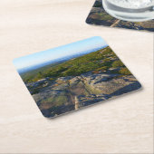 Morgens auf dem Cadillac Mountain at Acadia Rechteckiger Pappuntersetzer (angewinkelt)