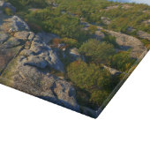 Morgens auf dem Cadillac Mountain at Acadia Schneidebrett (Ecke)