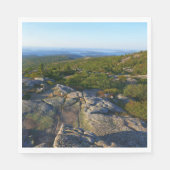 Morgens auf dem Cadillac Mountain at Acadia Serviette (Vorderseite)