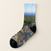 Morgens auf dem Cadillac Mountain at Acadia Socken (Links - Außen)