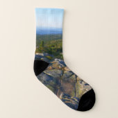 Morgens auf dem Cadillac Mountain at Acadia Socken (Rechts - Außen)