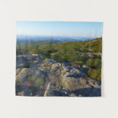 Morgens auf dem Cadillac Mountain at Acadia Wandteppich (Vorderseite (Horizontal))