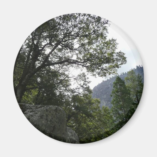 Morgens auf dem Weg zu den Vernal Falls in Yosemit Magnet (Vorne)