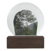 Morgens auf dem Weg zu den Vernal Falls in Yosemit Schneekugel (Rückseite)