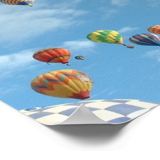 Morgens Ballon Poster (Ecke)