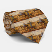 Morgens, Bauernpaar von Vincent van Gogh Krawatte (Gerollt)