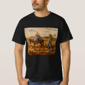 Morgens, Bauernpaar von Vincent van Gogh T-Shirt (Vorderseite)