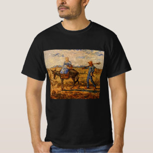 Morgens, Bauernpaar von Vincent van Gogh T-Shirt
