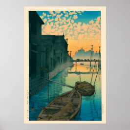 Morgens bei Onegishi by Kawase Hasui Poster