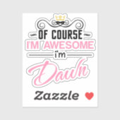 Morgens bin ich natürlich phantastisch, ich bin Mo Aufkleber (Blatt)