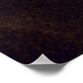 Morgens brauner Sand mit Wasser Poster (Ecke)