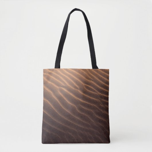 Morgens brauner Sand mit Wasser Tasche (Vorderseite)
