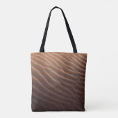 Morgens brauner Sand mit Wasser Tasche (Rückseite)
