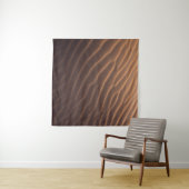 Morgens brauner Sand mit Wasser Wandteppich (Beispiel (Horizontal))