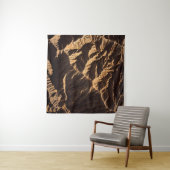 Morgens brauner und schwarzer Sand Wandteppich (Beispiel (Horizontal))