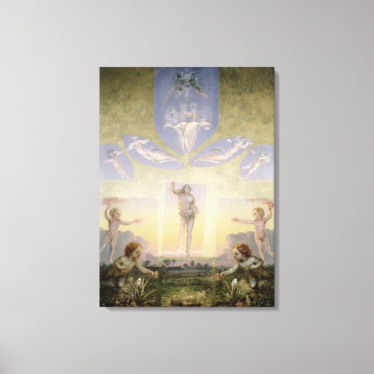 Morgens, c.1808-9 leinwanddruck (Vorderseite)