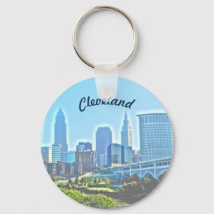 Morgens Cleveland Ohio Schlüsselanhänger