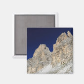 Morgens die Dolomiten Magnet (Vorderseite/Rückseite)