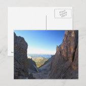 Morgens die Dolomiten Postkarte (Vorne/Hinten)