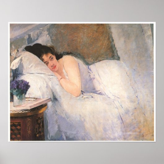 Morgens Erwachen, Eva Gonzales Poster (Vorne)