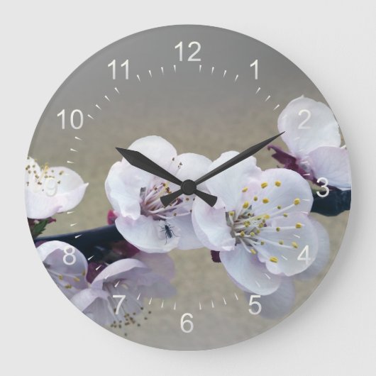 morgens große wanduhr (Vorderseite)