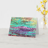 Morgens hat eine gebrochene Grußkarte Karte (Gelbe Blume)